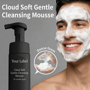 BEIHAO <span class=keywords><strong>Mousse</strong></span> <span class=keywords><strong>Nettoyante</strong></span> Liquide Rafraîchissante Personnalisée pour Hommes, Contrôle du Sébum, Acide Salicylique, Hyaluronate de Sodium, Nettoyage Profond des Pores du <span class=keywords><strong>Visage</strong></span> - Product Image 1