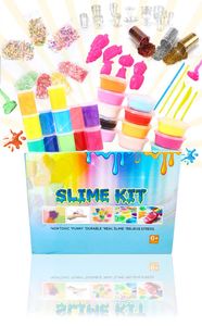 Juguetes al por Mayor: Slime Perfumado con Lodo de Cristal de Colores Mezclados, Placa de Combinación de 4 Colores, 390 g - Product Image 2
