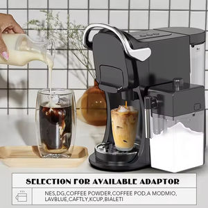 Cafetière Express Italienne 3-en-1 Électrique <span class=keywords><strong>avec</strong></span> Mousseur à Lait Automatique pour Hôtels, Domicile et Bureau - Product Image 5