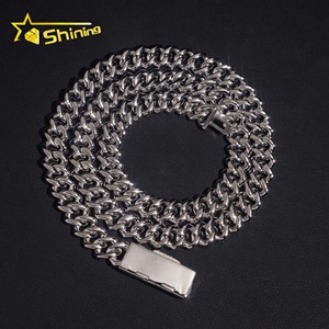 Livraison Rapide en Stock Local Chaîne Maille Cubaine Moissanite Certifiée GRA 925 Argent 10mm Iced Out Style Hip Hop - Product Image 6