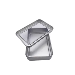 Прямоугольная прозрачная коробка для печенья