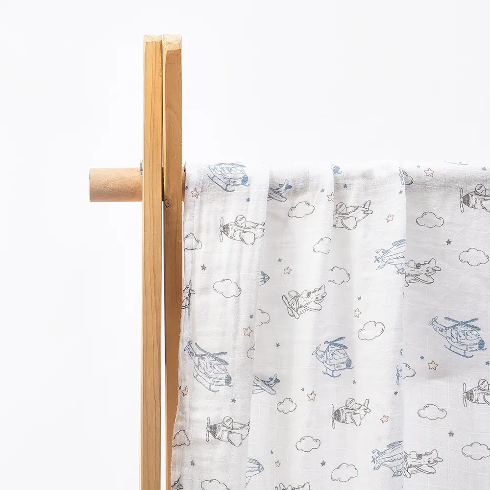 Coperta swaddle per bambini confortevole e morbida e traspirante coperta per bambini ad asciugatura rapida e di alta qualità