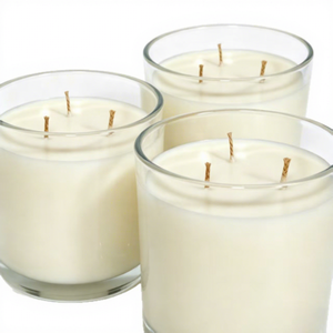 Bougie parfumée multi-mèches dans un bocal en verre transparent, cire de soja naturelle, sans fumée, pour la décoration de la maison - Product Image 6