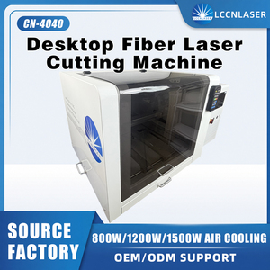 Mini machine de découpe laser à fibre 800W 1200W, refroidissement par air, découpeuse laser de bureau pour métal CN-4040 - Product Image 1
