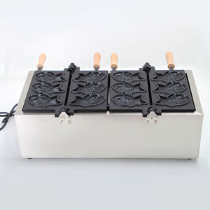 Machine à gaufres commerciale en forme de poisson à 3 cavités, machine à gaufres en forme de poisson, machine à gaufres en forme de poisson, machine à gâteaux de poisson pour snacks - Product Image 6