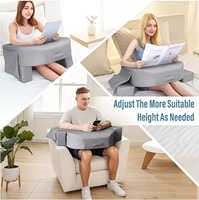 Oreiller de lecture pour ordinateur portable Extra Large Accoudoir Oreiller de jeu Oreiller de bureau réglable pour adulte assis au lit