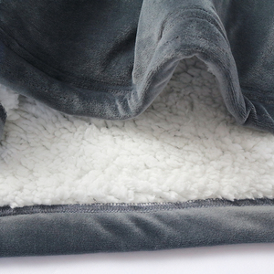 Tùy Chỉnh Dành Cho Người Lớn Sang Trọng Mùa Đông Mềm Mặc TV Quá Khổ Lông Cừu Ấm Cúng Áo <span class=keywords><strong>Sherpa</strong></span> Áo Chăn Với Tay Áo - Product Image 6