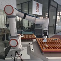 Robot Kolaboratif Pengelasan Laser Industri JJD FR10 Pabrik Kustom 1400mm IP54 Motor PLC Beban Angkut 10kg 6 Sendi Putar Kualitas Tinggi
