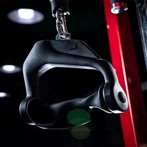 Poignées de gymnastique ergonomiques poignées d'<span class=keywords><strong>exercice</strong></span> robustes pour machine à câble croisé <span class=keywords><strong>triceps</strong></span> <span class=keywords><strong>exercice</strong></span> LAT tirer vers le bas et bandes de résistance - Product Image 5