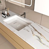 Papier peint en marbre moderne doré auto-adhésif écologique et imperméable à l'eau pour la salle de bain
