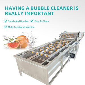 Máquina elétrica de limpeza de frutas e vegetais com alta eficiência Bubble <span class=keywords><strong>Cleaning</strong></span> 304 aço inoxidável para espinafre e alface - Product Image 4