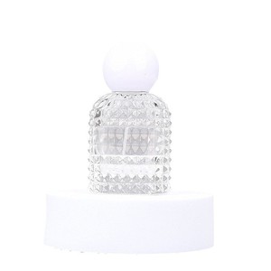 50ml High Grade Glass Perfume <b>Bottle</b> With Wooden Cap Refillable Fine Mist Spray <b>Bottle</b> Large Capacity Empty Container - Product Image 5