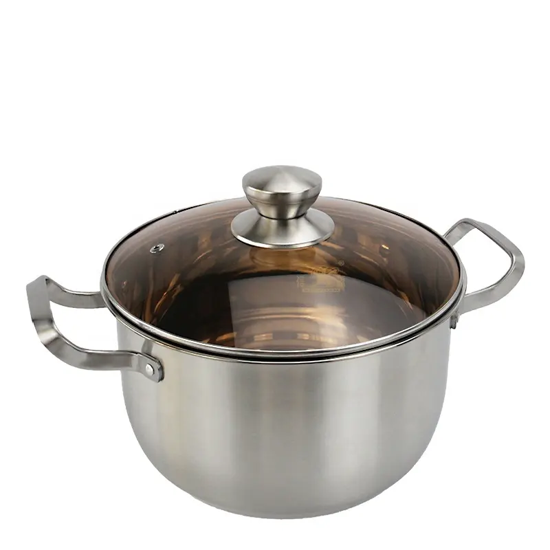 Kualitas Tinggi Grosir Stainless Steel Kecil Memasak Sup Pot/20/22/24Cm