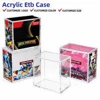 Acrylique de protection de qualité archivistique sans acide pour organisateur de comptoir portable et léger pour objets de collection scellés
