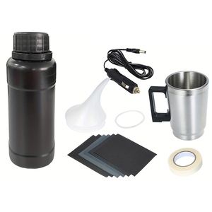 Kit de restauration de phares de voiture en acier inoxydable Pâte de nettoyage et de polissage Outil de rénovation de phares durables - Product Image 1
