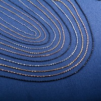 Collier délicat pour femme, chaîne en acier inoxydable scintillante, accessoires de bijoux pour le cou, ras-de-cou pour dames, cadeau DIY