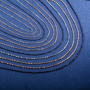 Collier délicat pour femme, chaîne en acier inoxydable scintillante, accessoires de bijoux pour le cou, ras-de-cou pour dames, cadeau DIY - Product Image 4