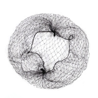Filet à cheveux en nylon jetable lignes élastiques douces filets à perruque à grandes mailles tissage filets à cheveux dansants invisibles pour emballage de perruque style chignon à cheveux