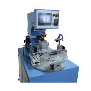High-Speed Rotating <b>Workbench</b> Pad Printer Machine New & Automatic Single-Color Label Printer - Product Image 5