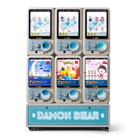 Machine Gacha Électrique d'Intérieur à Monnayeur pour Distribuer des Jouets en Capsule et des Jeux – Petite Machine Distributrice Gacha