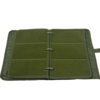 Großhandel 5-seitiges Flip-Display-Patchbuch mit abnehmbaren Metallringbindern für Stickereien und PVC-Gummi-Badges