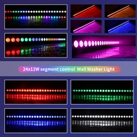 AICPOSE - Juego de 24 Luces LED Lineales RGBW 4 en 1 para Pared, Tipo Barra