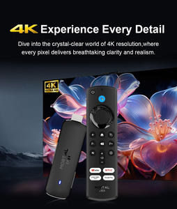 Mortal Q8 Smart <span class=keywords><strong>TV</strong></span> Stick Android 14 Allwinner H313 Quad Core 2GB 4K 60fps WiFi 6 5.0 Télécommande vocale Lecteur multimédia en streaming - Product Image 6
