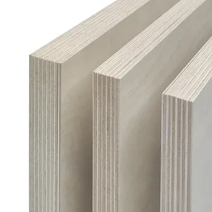 Satılık kontrplak fabrika düşük fiyat birinci sınıf kapalı kullanım 4x8 18mm baltık huş Plywoods huş Plywoods 18mm