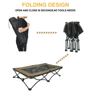 CanboPet-Cama Plegable Elevada para Perro, Cama para Mascotas con Marco de Acero, Portátil, para Acampar al Aire Libre - Product Image 5