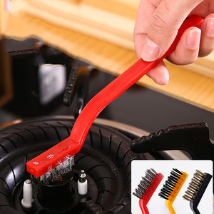 3-pack gas stove cleaning <b>brush</b>, stovetop and range hood cleaning <b>brush</b>, small <b>brush</b> for household kitchen grooves and crevices. - Product Image 1