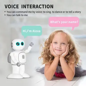 Robôs de brinquedo educativo programável, pronto para enviar 2022 inteligente, brinquedos educativos, aplicativo de suporte, dança, falando, brinquedo