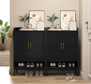 Vente en gros directe étagère à chaussures armoire de <span class=keywords><strong>garage</strong></span> armoires de rangement avec armoire à chaussures en bambou de qualité haut de gamme - Product Image 2