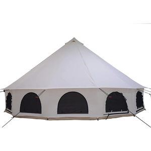Carpa de Lujo Impermeable para las 4 Estaciones, Tipo Campana de 5 Metros, Color Beige, Lona Permanente, Toldo para Acampar al Aire Libre, Glamping - Product Image 3