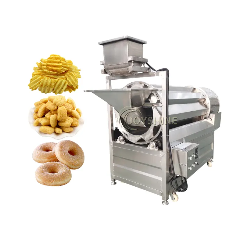 drum flavoring machine flavor machinery potato chips seasoning machine