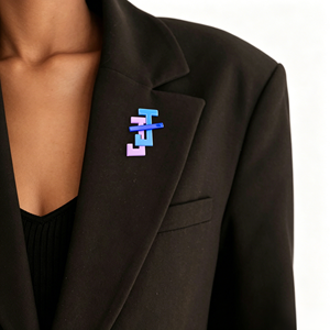 Spilla Personalizzabile con Logo a Lettere Greche <span class=keywords><strong>Jack</strong></span> e <span class=keywords><strong>Jill</strong></span>, Adatta per Feste di Confraternite, Spilla per Feste di Confraternite JJ - Product Image 6