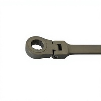 Clé à cliquet combinée à tête flexible en titane Oak Titanium Tools, 8 mm, métrique, qualité industrielle, légère, résistante à la corrosion