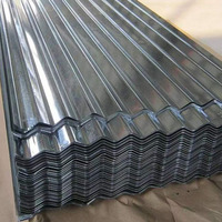 Tôle ondulée GI à paillettes régulières de haute qualité pour la construction de toitures - Soudée et pliée en vrac