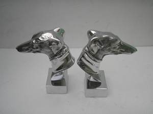 Serre-livres à tête de chien gris - Product Image 2