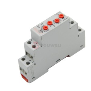 Original TMM1 TMM2 Time Delay Relay 12V 24V 220V AC DIN Rail Mount <b>Timer</b> Relay Adjustable 0.1s-100h with LED Display - Product Image 1