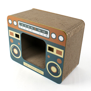Casa para Gatos Le You, Diseño de Radio, de Cartón Resistente, Juguete para Gatos de Interior - Product Image 4