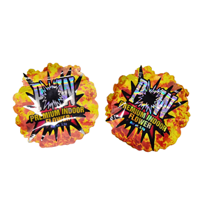 Bolsa de Mylar con Corte Irregular Personalizado, Diseño de Esquinas Redondeadas, 3.5g, a Prueba de Olores, con Cierre Hermético, Embalaje al por Mayor - Product Image 4