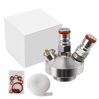 2/3.6/5L Mini fût avec serrure à bille Lance bouchon de carbonatation en acier inoxydable 304 barils de pique-nique portables à paroi unique fût de bière Homebrew