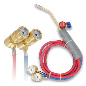 Torche <span class=keywords><strong>de</strong></span> soudage sans flamme à aspiration tout cuivre, oxygène-propane, tension universelle, OX60PG, avec manomètre et support <span class=keywords><strong>pour</strong></span> bouteille <span class=keywords><strong>de</strong></span> <span class=keywords><strong>gaz</strong></span> - Product Image 5