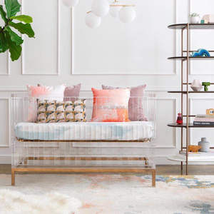 Amina Artigianato Unici <span class=keywords><strong>fatti</strong></span> <span class=keywords><strong>a</strong></span> <span class=keywords><strong>mano</strong></span> Acrilico Trasparente Letto Culle per bambini - Product Image 3