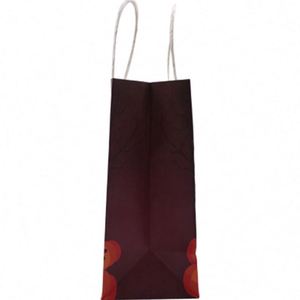 Sacs cadeaux en papier kraft recyclables personnalisés, impression numérique écologique, avec des designs sur mesure - Product Image 3