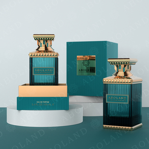 100ml Square Perfume Glass Bottle <b>Empty</b> Spray Special Design Cosmetic Fragrance Container Perfume Bottle With <b>Box</b> Packaging - Product Image 2