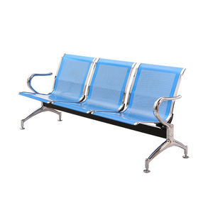 Sillas de espera Yijiahao, electrochapadas, fila de 5 asientos con pasamanos para uso público en aeropuertos y hospitales - Product Image 2