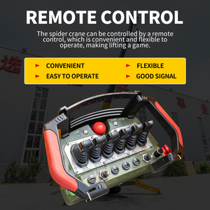 Grúa Araña de 5 Toneladas, Hidráulica, con Control Remoto Eléctrico, Pequeña Grúa Araña sobre Orugas - Product Image 4