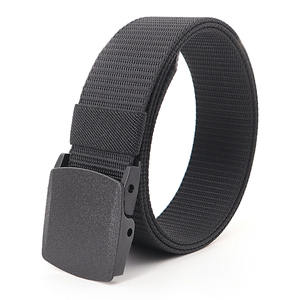 <span class=keywords><strong>Ceinture</strong></span> de sangle en toile légère personnalisée de 1.5 pouces pour hommes pour les loisirs de plein air boucle en plastique nylon résistant à l'usure produit de vente - Product Image 5