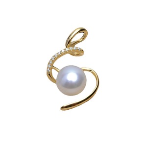 Base de pendentif en argent S925, DIY, perle 13-14, accessoires, support vide, design éclair, composants de bijoux - Product Image 2